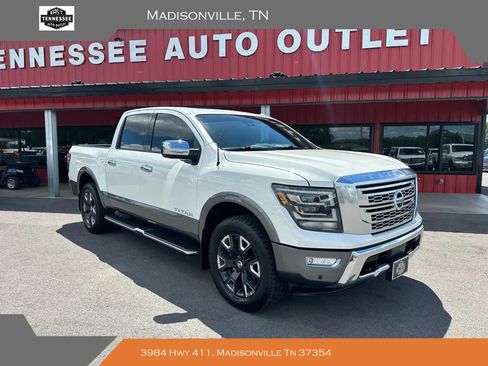 Used 2021 Nissan Titan Platinum Reserve w/ Moonroof Package image 1