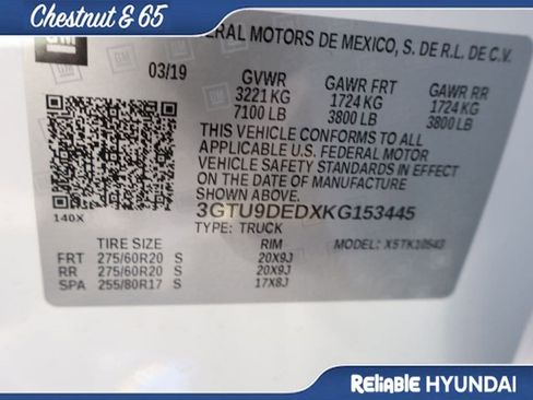 Used 2019 GMC Sierra 1500 SLT w/ SLT Premium Plus Package AWD/4WD image 40