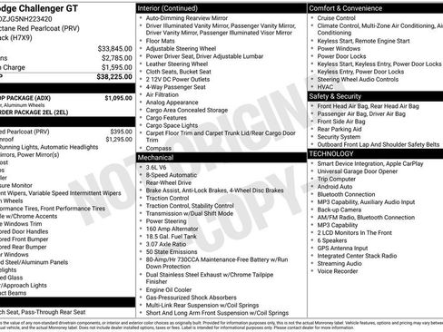 Used 2022 Dodge Challenger GT w/ Blacktop Package RWD image 17