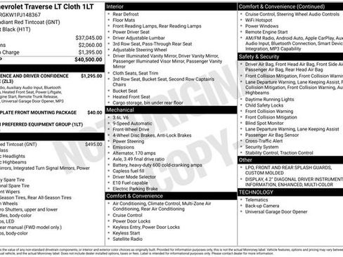 Used 2023 Chevrolet Traverse LT FWD image 32
