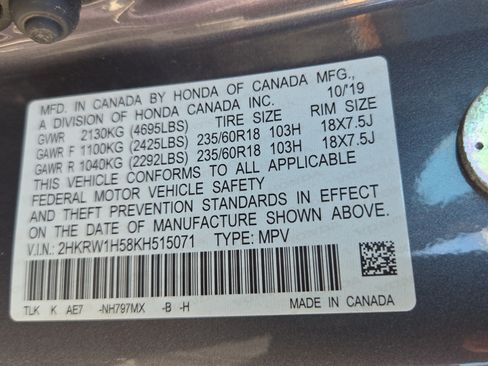 Used 2019 Honda CR-V EX image 21