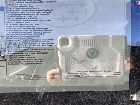 New 2026 Subaru Outback Premium image 18