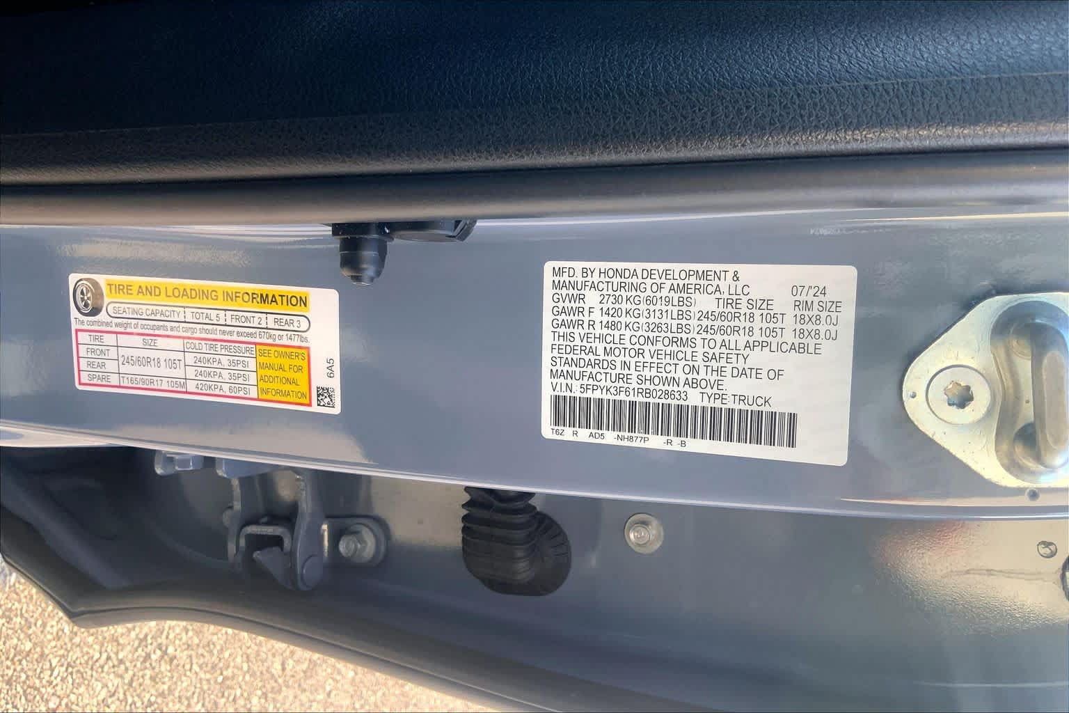 Used 2024 Honda Ridgeline TrailSport image 32