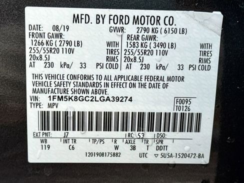 Used 2020 Ford Explorer ST AWD/4WD image 36