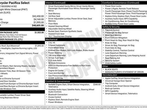 New 2025 Chrysler Pacifica Select w/ Fav Edition Package image 5