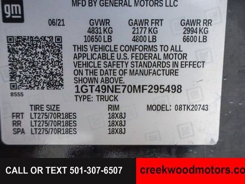 Used 2021 GMC Sierra 2500 SLT w/ SLT Convenience Package AWD/4WD image 64