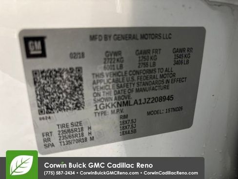 Used 2018 GMC Acadia SLT FWD image 41