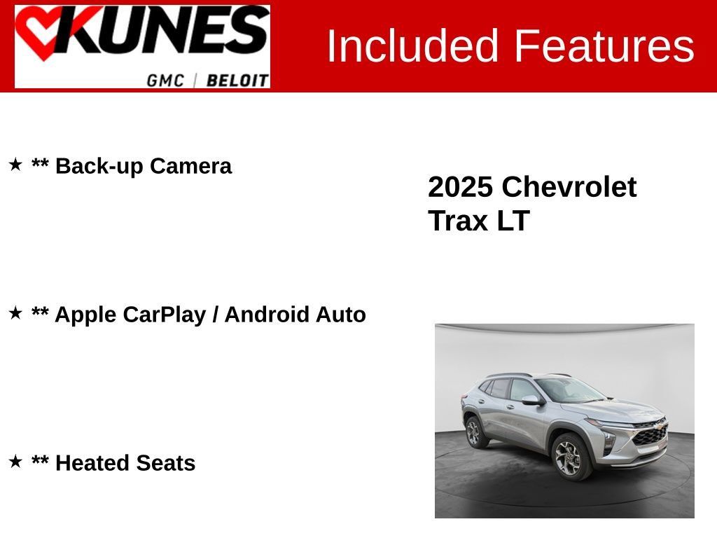 Used 2025 Chevrolet Trax LT w/ LT Convenience Package FWD image 2