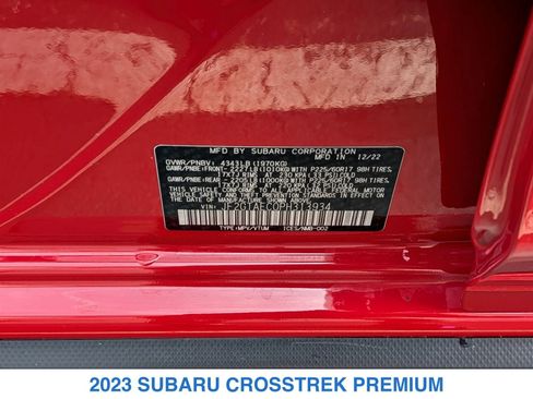 Used 2023 Subaru Crosstrek 2.0i Premium AWD/4WD image 28