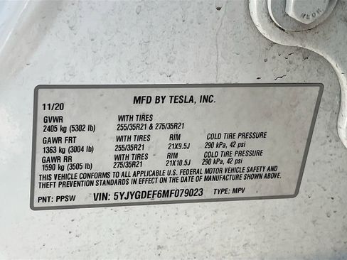 Used 2021 Tesla Model Y Performance AWD/4WD image 32