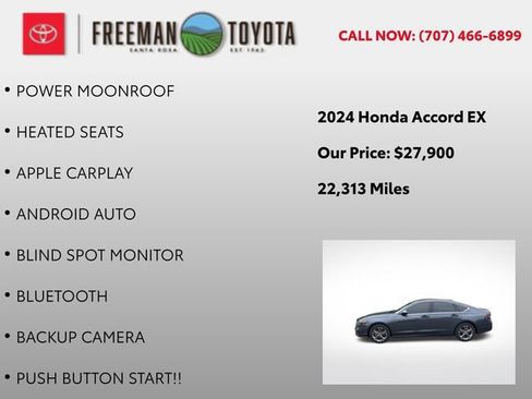 Used 2024 Honda Accord EX image 4