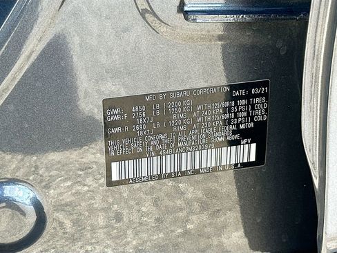 Used 2021 Subaru Outback Limited w/ Popular Package #2 image 33