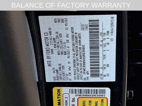 Used 2025 Ford Bronco Sport Big Bend w/ Convenience Package AWD/4WD image 30