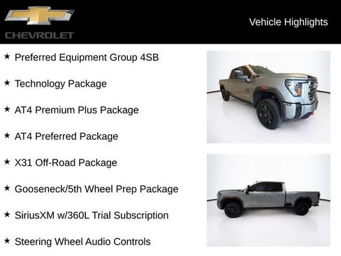 Used 2025 GMC Sierra 3500 AT4 w/ AT4 Premium Plus Package AWD/4WD image 5