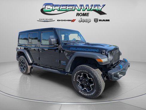 Used 2021 Jeep Wrangler Unlimited Rubicon 4xe w/ Dual Top Group AWD/4WD image 2