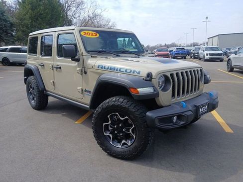 Used 2022 Jeep Wrangler Unlimited Rubicon 4xe w/ Cold Weather Group image 1