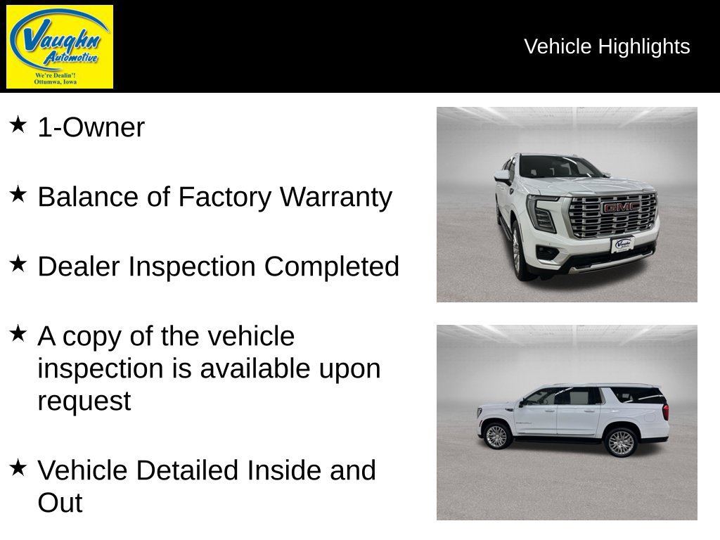 Used 2025 GMC Yukon XL Denali AWD/4WD image 2
