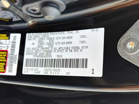 Used 2022 Toyota Tundra Platinum AWD/4WD image 49