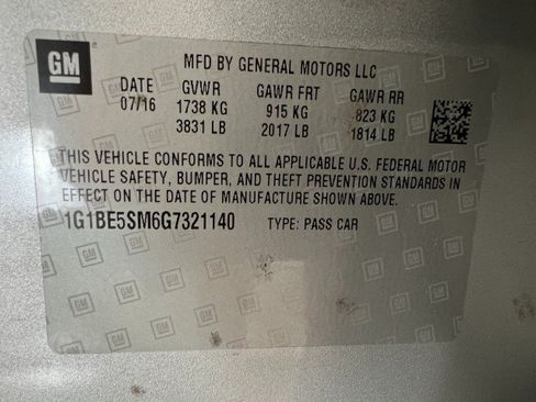 Used 2016 Chevrolet Cruze LT FWD image 21