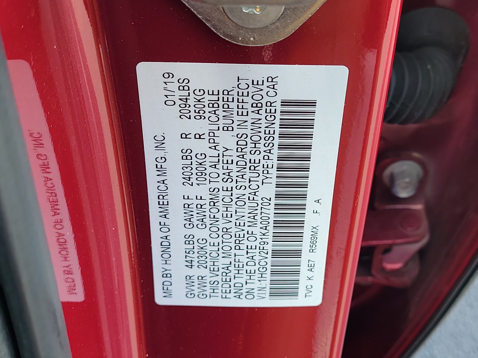 Used 2019 Honda Accord Touring image 31