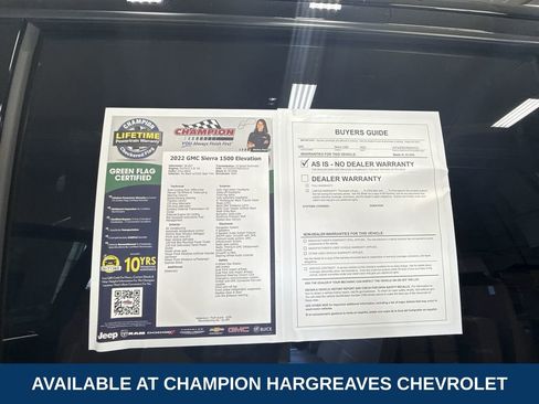 Certified 2022 GMC Sierra 1500 Elevation w/ LPO, Elevation Black Package image 43