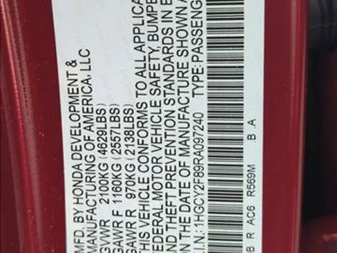 Certified 2024 Honda Accord Touring image 29