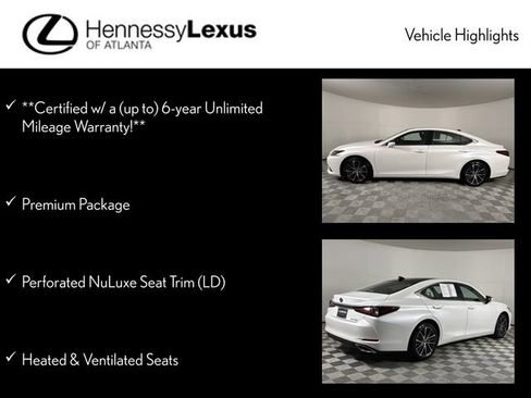 Used 2025 Lexus ES 350 w/ Premium Package FWD image 12