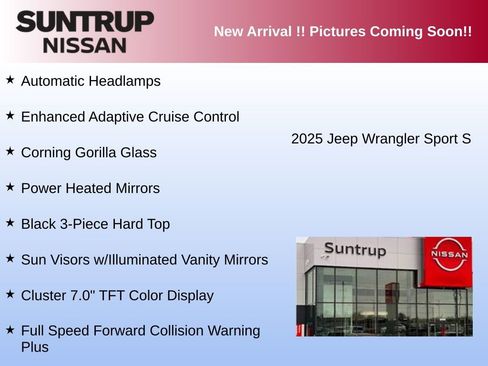 Used 2025 Jeep Wrangler Sport S image 5