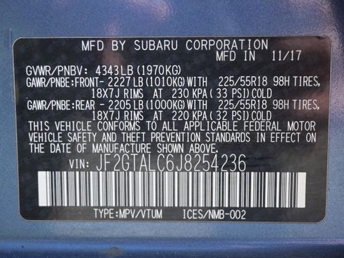 Used 2018 Subaru Crosstrek 2.0i Limited image 21