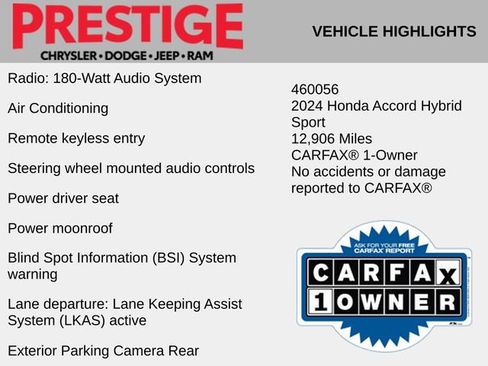 Used 2024 Honda Accord Sport image 2