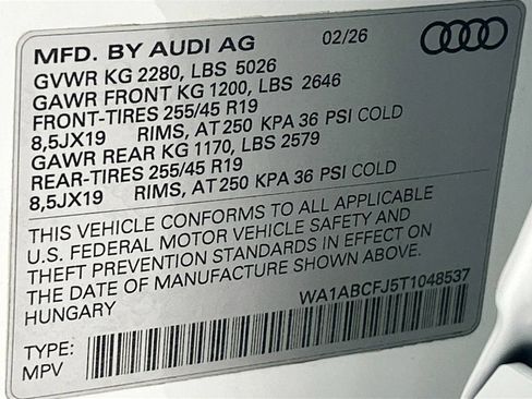 Used 2026 Audi Q3 quattro 2.0T AWD/4WD image 34
