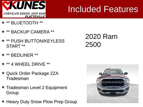 Used 2020 RAM 2500 Tradesman image 2