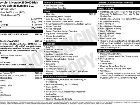 Used 2024 Chevrolet Silverado 2500 High Country AWD/4WD image 39