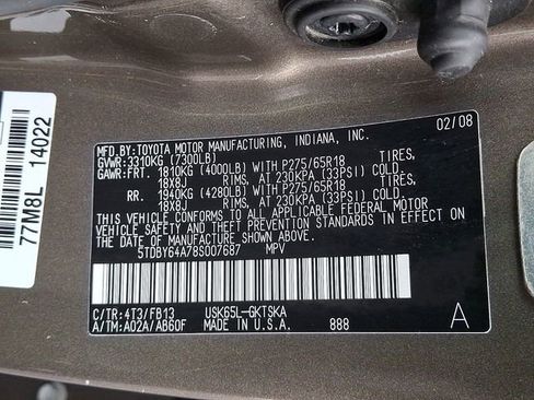 Used 2008 Toyota Sequoia SR5 image 32