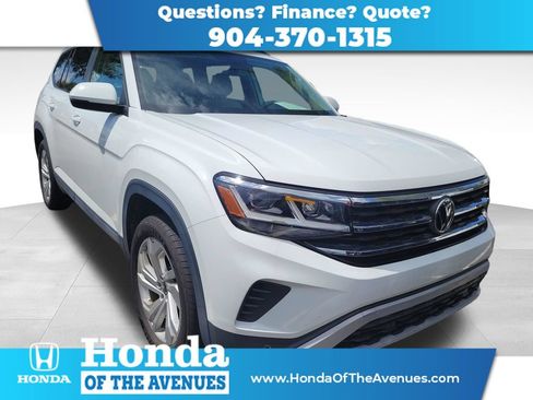 Used 2022 Volkswagen Atlas SE w/ Panoramic Sunroof Package FWD image 1