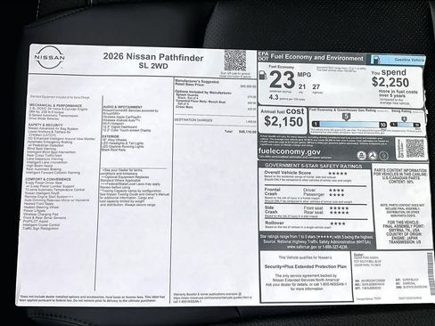 New 2026 Nissan Pathfinder SL image 21