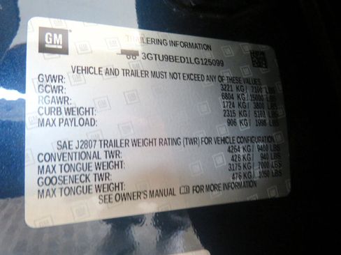 Used 2020 GMC Sierra 1500 SLE image 87