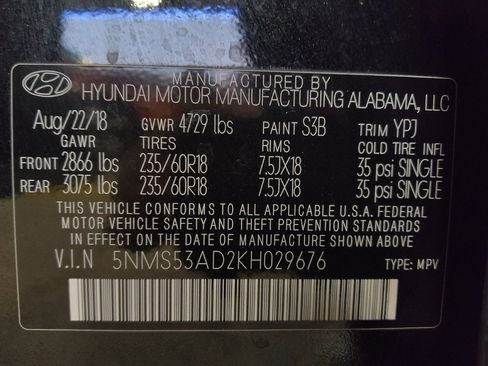 Used 2019 Hyundai Santa Fe Limited image 33