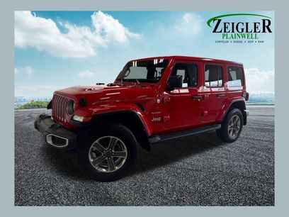Used 2021 Jeep Wrangler Unlimited Sahara w/ Uconnect 4C Nav & Sound Group