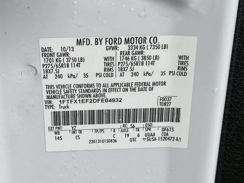 Used 2013 Ford F150 STX w/ Mid Equipment Group AWD/4WD image 11