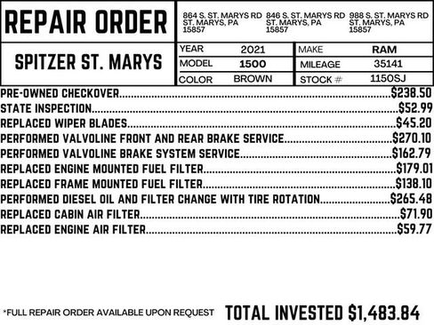 Used 2021 RAM 2500 Big Horn w/ Level 2 Equipment Group image 2