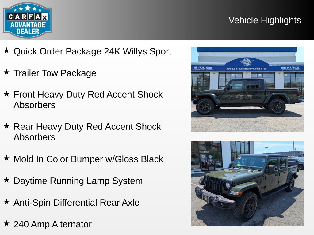 Used 2022 Jeep Gladiator Sport AWD/4WD image 4
