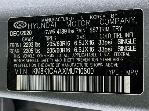 Used 2021 Hyundai Kona SE AWD/4WD image 12