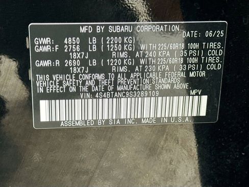 Used 2025 Subaru Outback Limited image 43