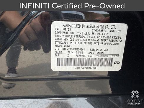 Used 2023 INFINITI Q50 Red Sport 400 image 29