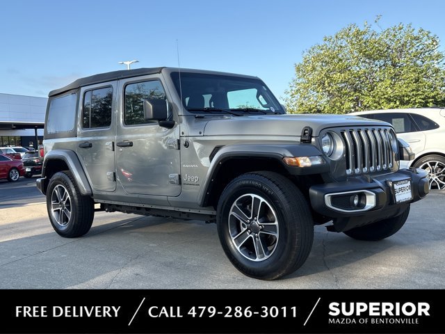 Used 2023 Jeep Wrangler Unlimited Sahara w/ Cold Weather Group AWD/4WD image 1