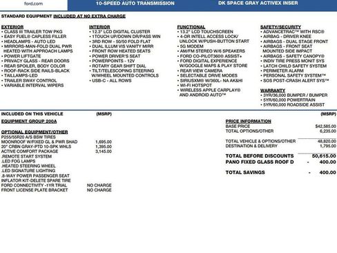 New 2026 Ford Explorer Active w/ Active Comfort Package AWD/4WD image 2