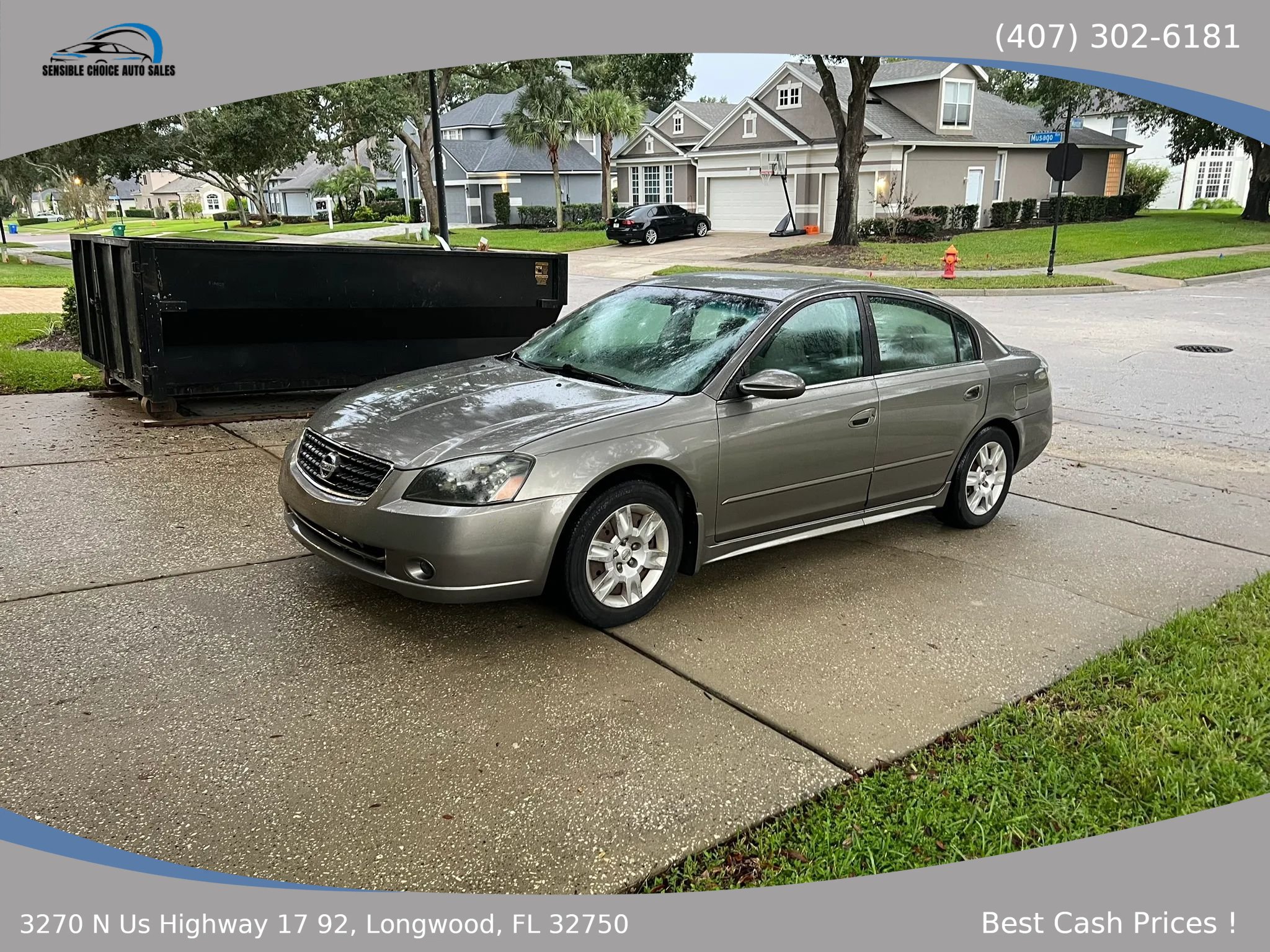 Used 2005 Nissan Altima 2.5 S w/ (S02) Side Airbags Pkg FWD image 1