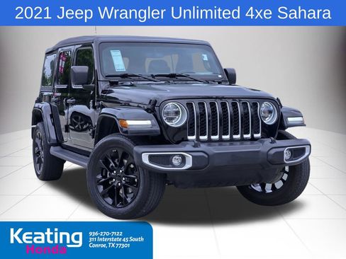 Used 2021 Jeep Wrangler Unlimited Sahara AWD/4WD image 1