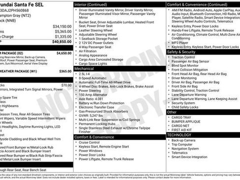 Used 2023 Hyundai Santa Fe SEL w/ Premium Package image 2